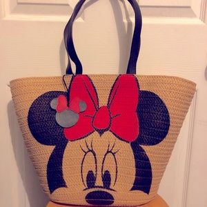 Minnie Mouse Beach Tote Bag